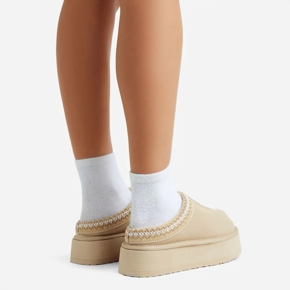 Ego Tazmin Aztec Platform Slipper - Sand NWOT - Picture 4 of 6